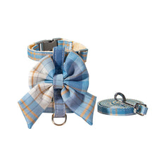 Load image into Gallery viewer, Cat Dog Collar Cute Pet Harness with Breast Strap Traction Rope Cat Clothes Harness Vest Princess Puppy Kitten Accessories
