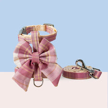 Load image into Gallery viewer, Cat Dog Collar Cute Pet Harness with Breast Strap Traction Rope Cat Clothes Harness Vest Princess Puppy Kitten Accessories
