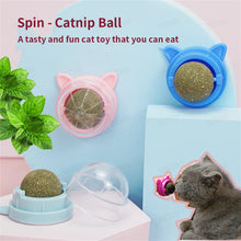 Load image into Gallery viewer, Cat Toys Catnip Wall Ball Clean Mouth Promote Digestion Kitten Candy Licking Snacks Pet Mint Ball Toys for Cats Cat Accessories
